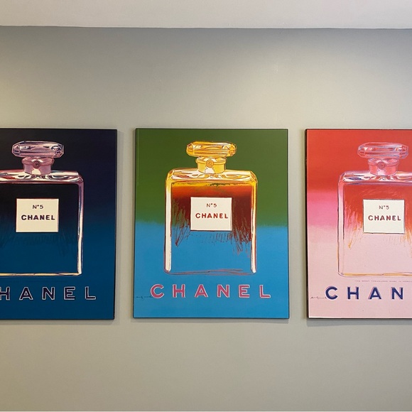 Chanel Boarded Posters - set of 3 - Picture 2 of 12